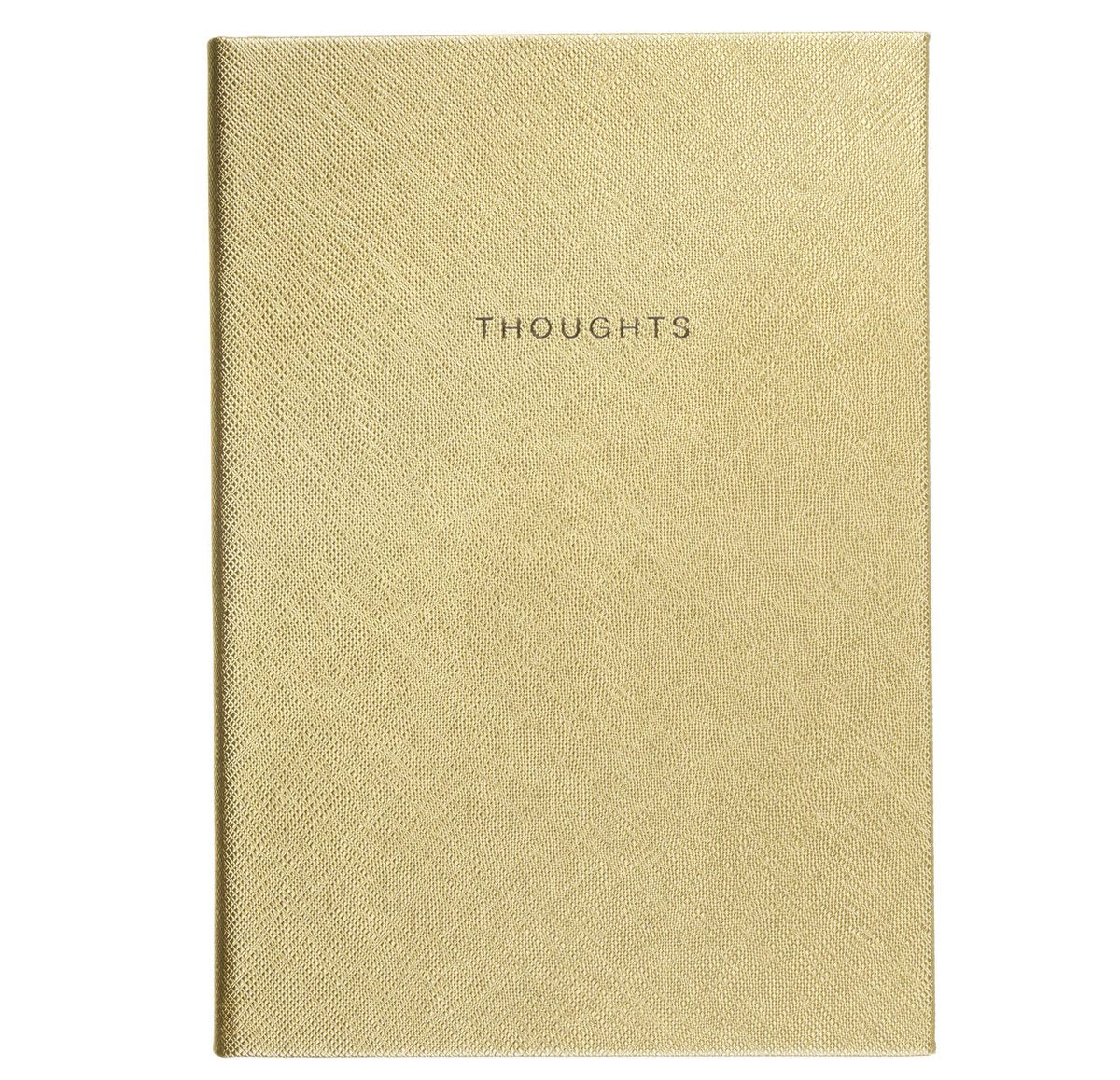 Eccolo Notizbuch - Gold Saffiano - Linie - ca.15x20cm - ec-d447s