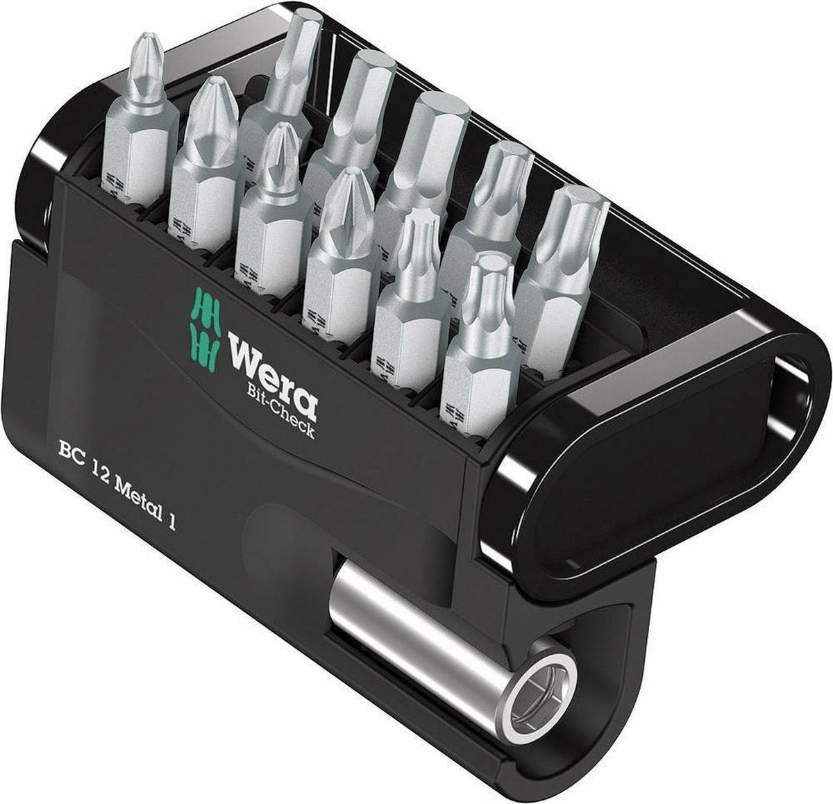 Wera 5057424001 12-teiliger Bit-Check 12 Metall 1 Bit-Set