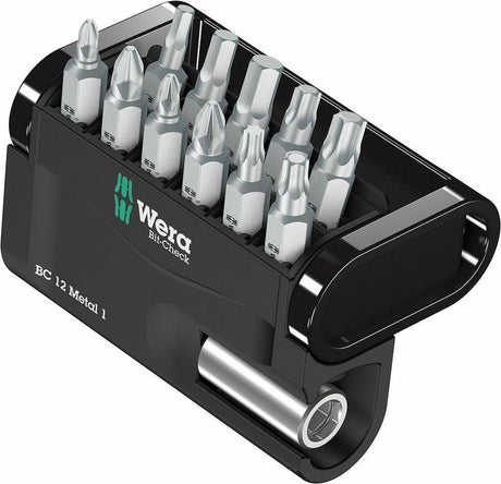Wera 5057424001 12-teiliger Bit-Check 12 Metall 1 Bit-Set