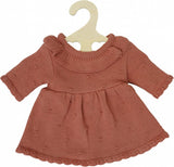 Heless Puppen-Strickkleid Pfirsich, 35-45 cm