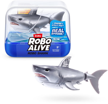 Zuru robot haai speelgoed - robo alive interactieve vis.