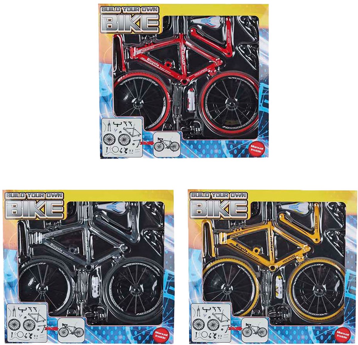 Rennrad-Druckguss-Bausatz, 19,5 cm