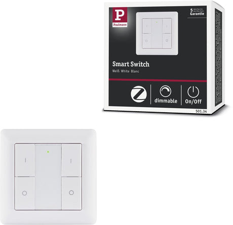 Paulmann wandschakelaar smart home zigbee 3.0 on off dimm wit