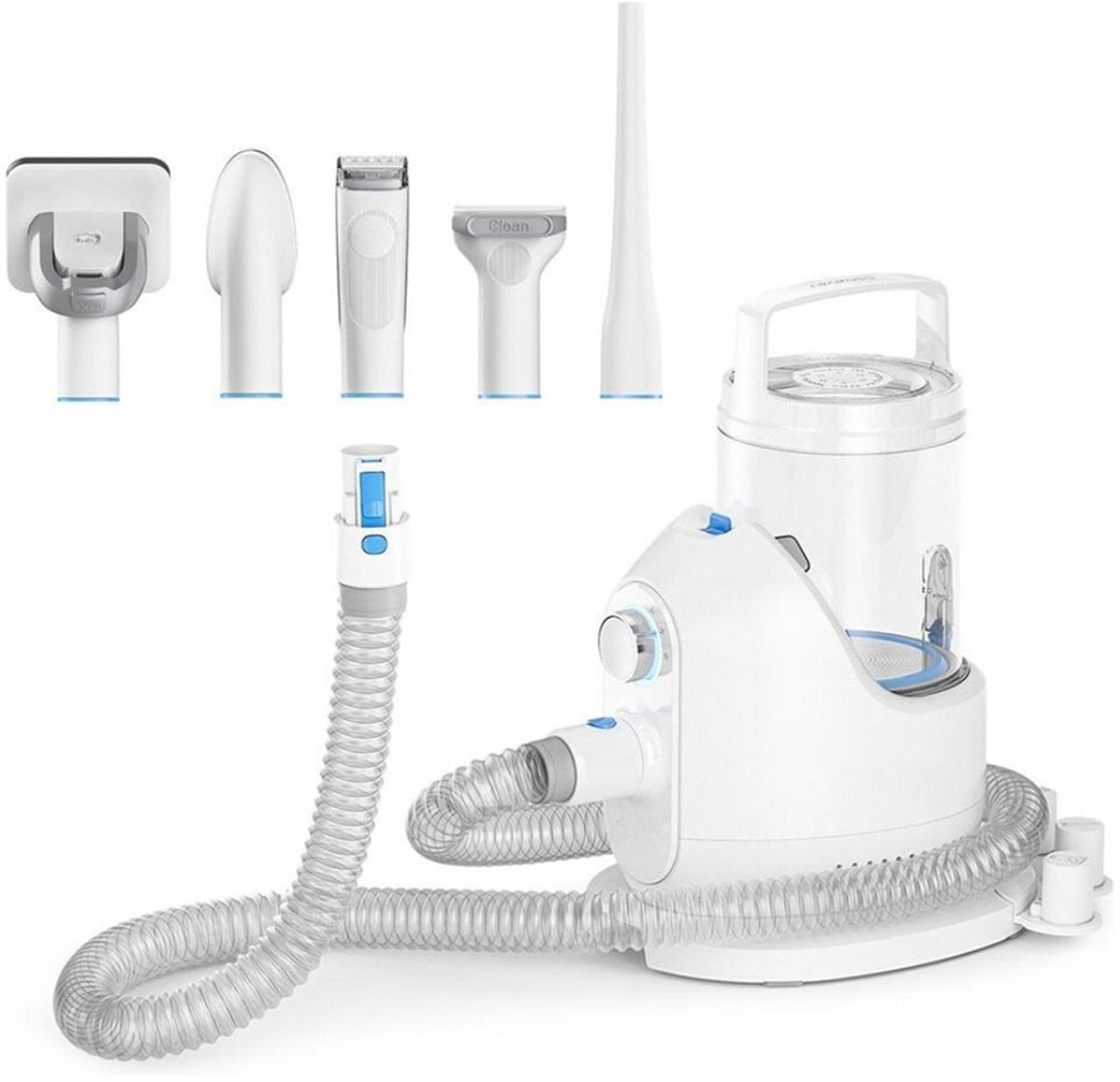Neakasa Professionelle 5-in-1-Hundeschermaschine für dickes Fell – Tierschermaschine – Fellpflegeset für Hunde und Katzen – Haarentferner – saugendes Trimmen gleichzeitig – Komplettset