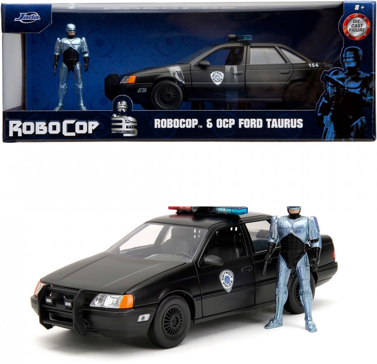 Jada Toys – Robocop 1986 Ford Tarus – Spielzeugauto – 1:24