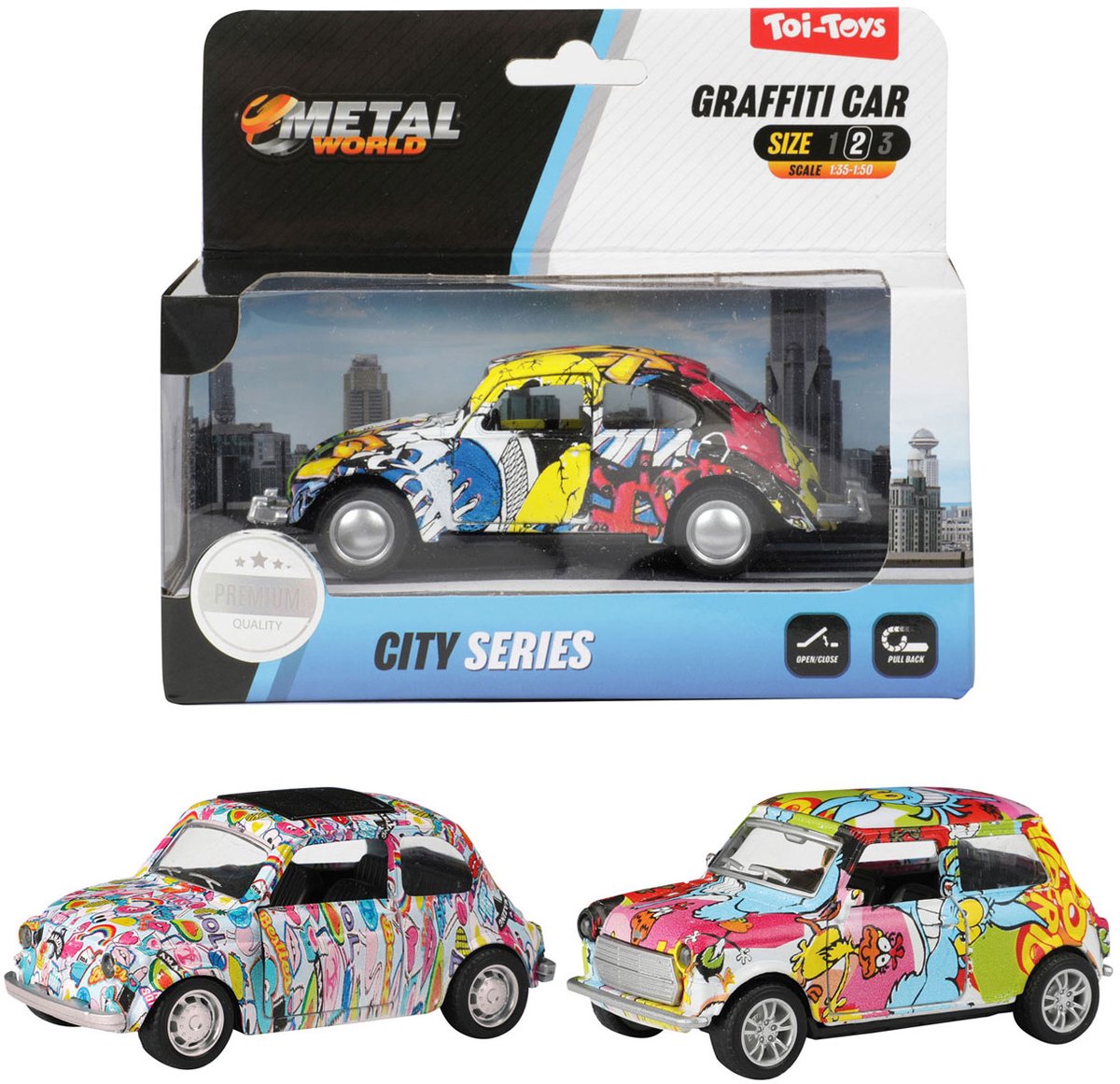 Zurückziehbares Graffiti-Auto von Metalworld
