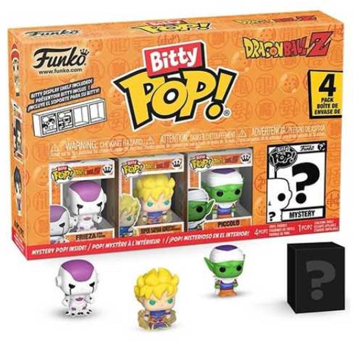 Funko Bitty Pop! Pop! Dragon Ball Z – Frieza, Super Saiyajin Goku, Piccolo