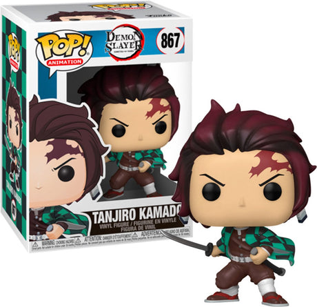 Funko Tanjiro Kamado Pop! Vinylfigur - Dämonentöter - 9 cm