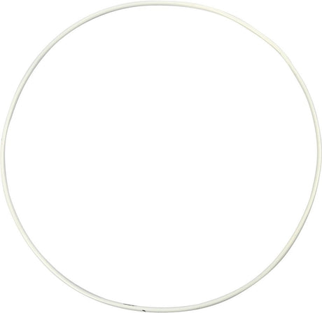 Kreativunternehmen https: www.cchobby.nl metalldrahtring-d-20-cm-dicke-3-mm-weiß-5-stück-1-box