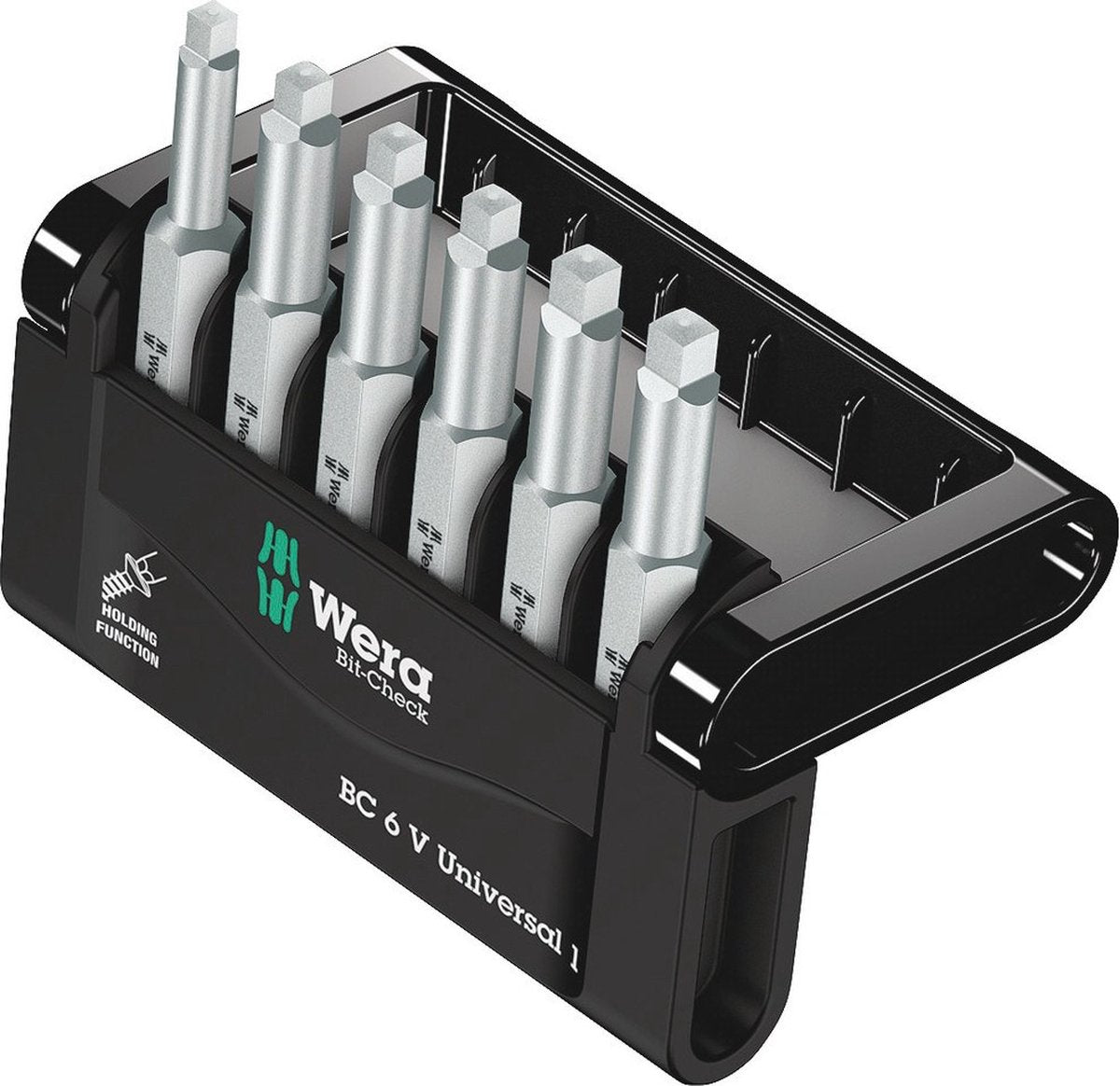 Wera Bit-Check 6 V Universal 1 05056478001 Bit-Set 6-teilig Innenvierkant (Robertson) Torsionszone