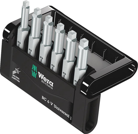 Wera Bit-Check 6 V Universal 1 05056478001 Bit-Set 6-teilig Innenvierkant (Robertson) Torsionszone