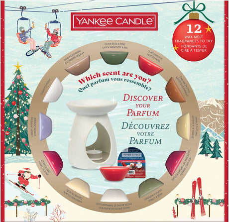 Yankee Candle – Après-Ski – Geschenkset mit 12 Wachsschmelzwärmern – Geschenkset