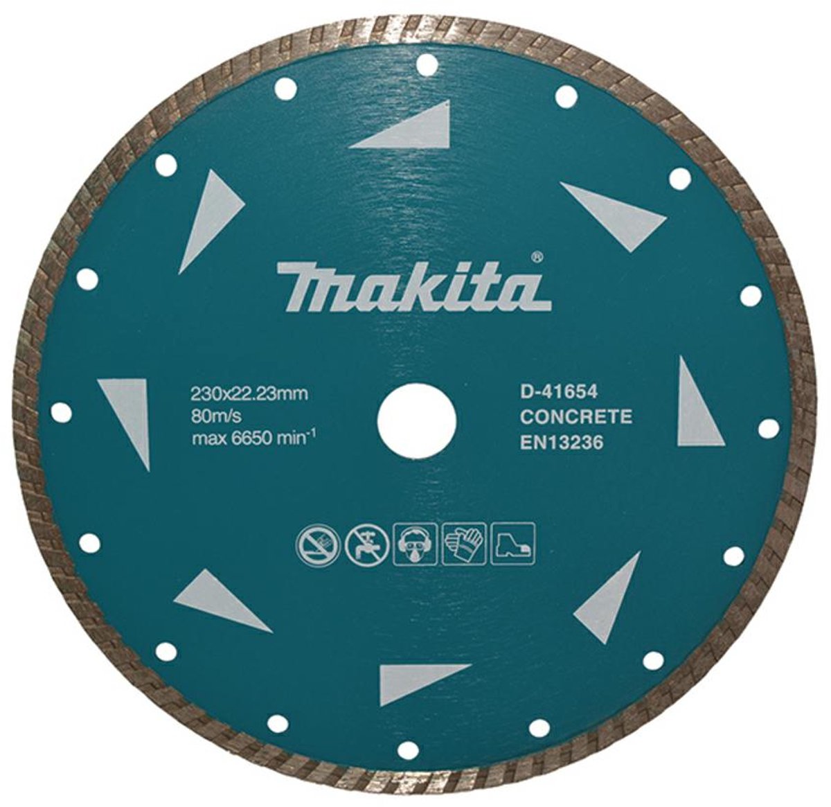 Makita-Zubehör – Diamantscheibe für Beton 230 x 22,2 mm D-41654