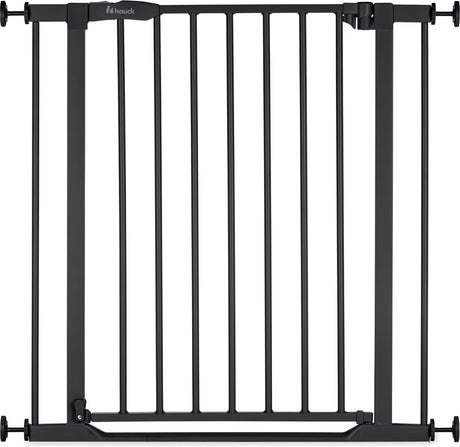 Hauck Clear Step 2 Schutzgitter - Treppenschutzgitter - Schwarz - 75-80 cm