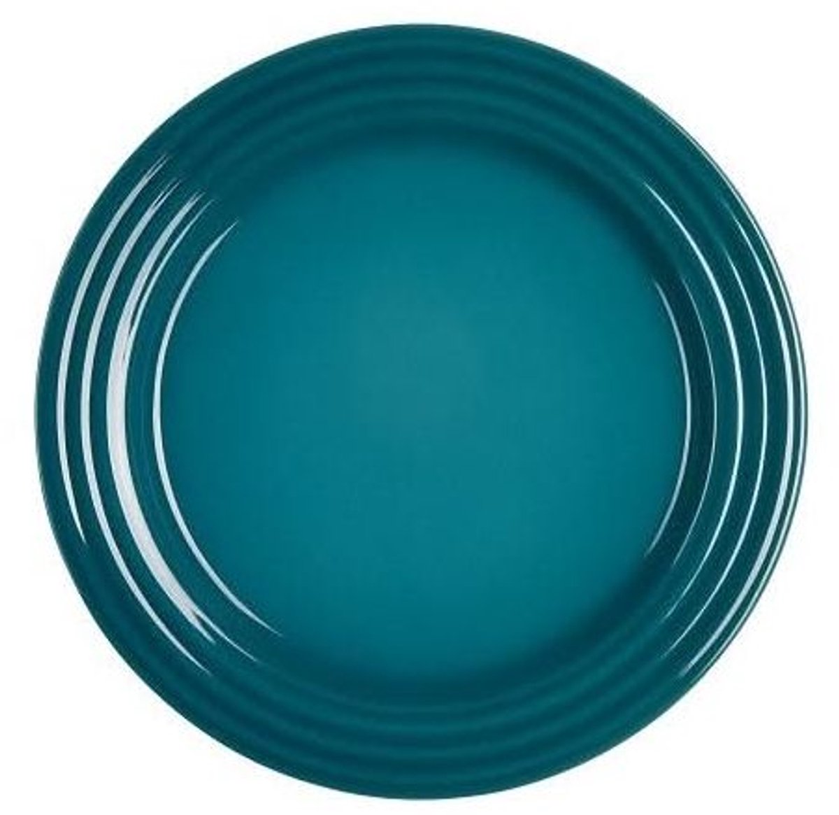 Le Creuset Frühstücksteller Dessertteller – tiefes Blaugrün – ø 22 cm