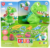 Playgo Dino Zahnarzt-Ton-Set – 4 Tontöpfe