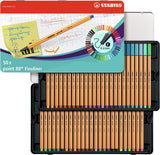 Stabilo point 88 - Fineliner - Metallset à 50 Stück