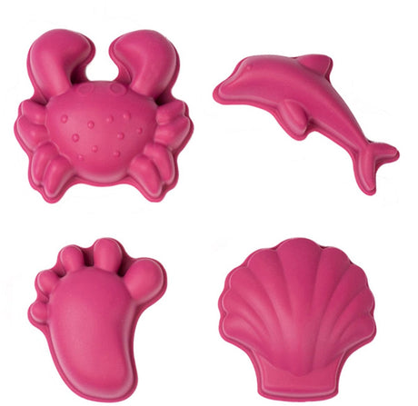 Scrunch-Sandformen – rot – faltbar – recycelbar