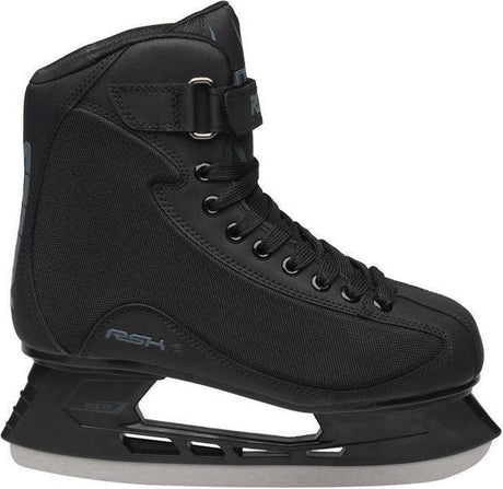 Roces – RSK 2 – Eishockey-Schlittschuhe – Schlittschuhe Herren – Schwarz – stabile Konstruktion aus Edelstahl und Eisen – Größe EU 47