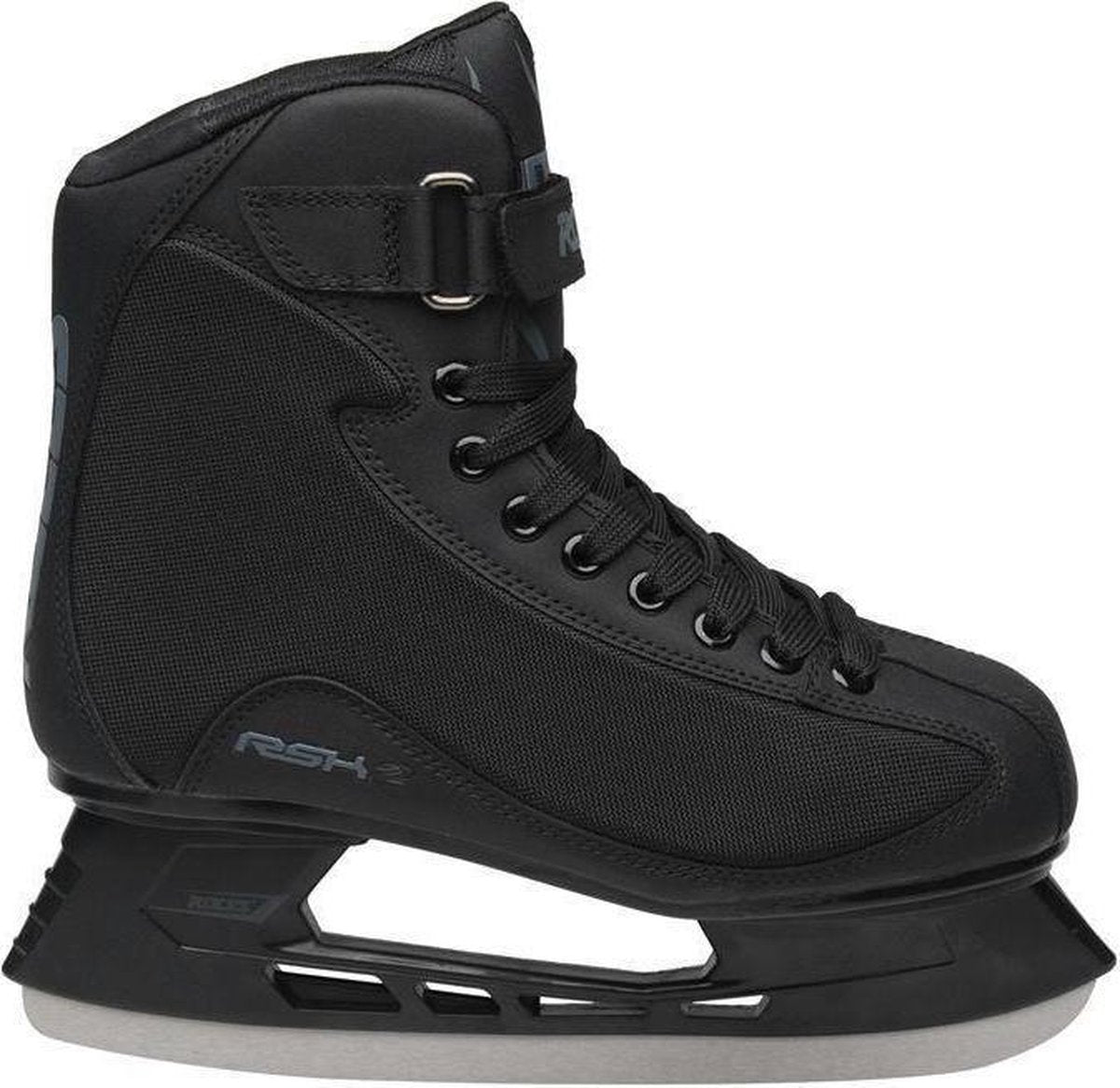 Roces – RSK 2 – Eishockey-Schlittschuhe – Schlittschuhe Herren – Schwarz – stabile Konstruktion aus Edelstahl und Eisen – Größe EU 47