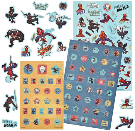 Undercover super sticker set spiderman - 500+st.