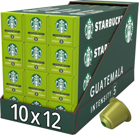 Starbucks by Nespresso-Kapseln Guatemala – 10 Kaffeetassen x 12 Schachteln