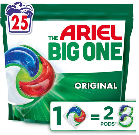 Ariel 3in1 Waschmittel-Pods, das große Original – 25 Wäschen