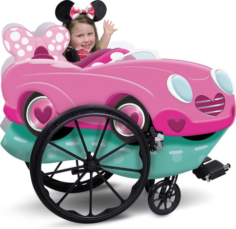 Disguise Disney – Vorschul-CG-Minnie-Friends, pinkfarbener Minnie-Adaptivrollstuhlbezug, Größe Einheitsgröße, Mädchen
