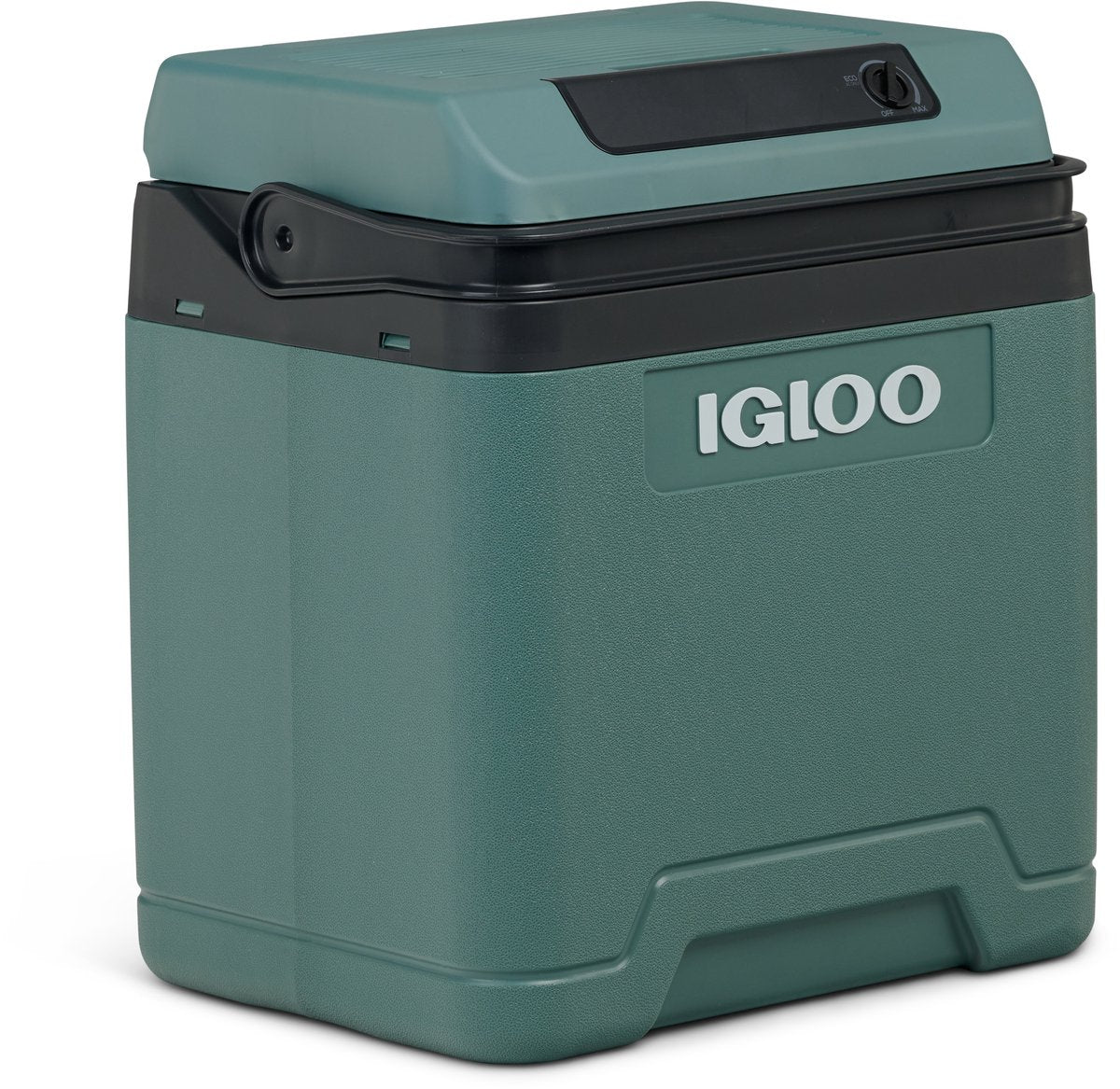 Igloo E27-Kühlbox – 27 l – AC- und DC-Anschlüsse – 20 °C unter Umgebungstemperatur – umweltfreundlich – grün
