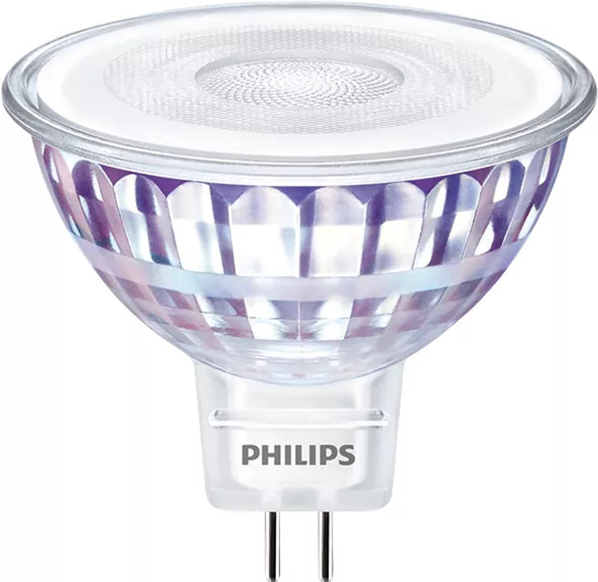 Philips led spot - 50 w - gu5.3 - dimbaar warmwit licht