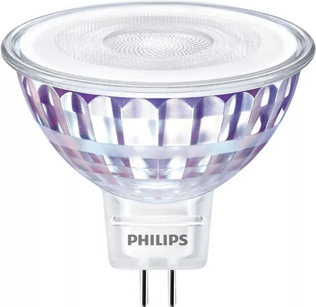 Philips led spot - 50 w - gu5.3 - dimbaar warmwit licht