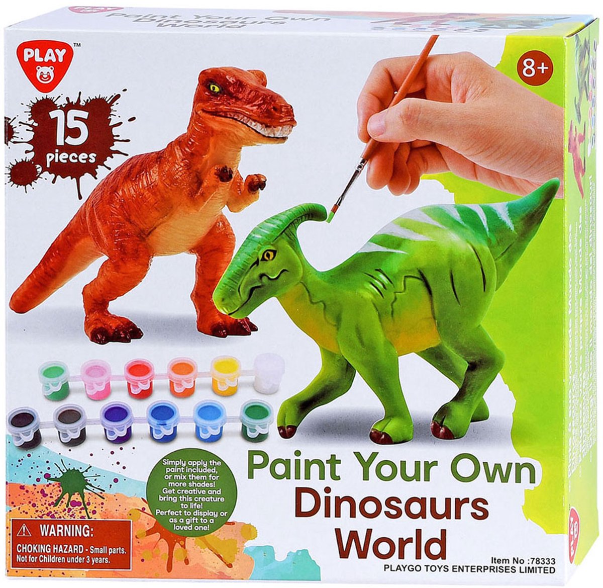 Playgo malt deine eigenen Dinosaurier – 15 Stück.