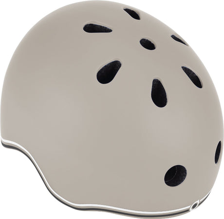 Globber Fahrradhelm – Go Up Sage – xxs xs (verstellbar von 45 bis 51 cm) – mit Beleuchtung – Sandfarbe