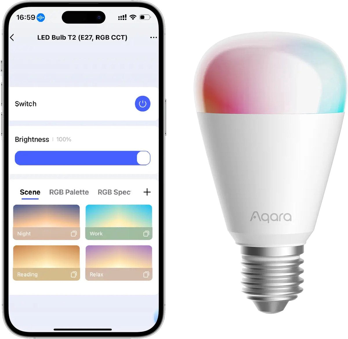 Aqara LED-Lampe T2 (RGB CCT, E27)
