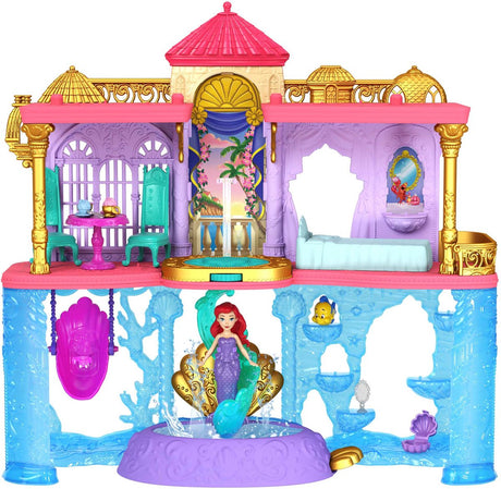 Mattel Disney Prinzessin Ariels Land- und Seeschloss – Puppenschloss