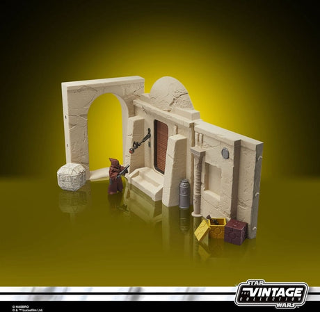 Hasbro Star Wars Episode IV Vintage Collection Spielset „Streets of Mos Eisley“ mit Jawa Actionfiguren-Spielsets