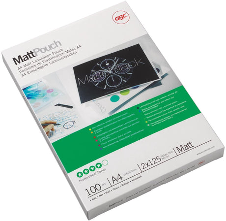 GBC-Laminierfolien, matt, A3, 250 Mikron (2 x 125 Mikron), Packung mit 50 Stück