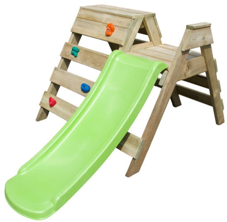 Paradiso Spielzeuge Paradiso Holzspielplatz mit Kletterwand