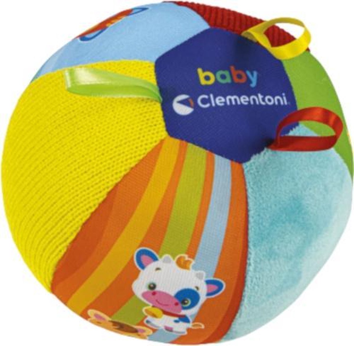 Clementoni - Tierfreunde-Ball - Ball mit Tiergeräuschen - Basteln - ab 3 Monaten