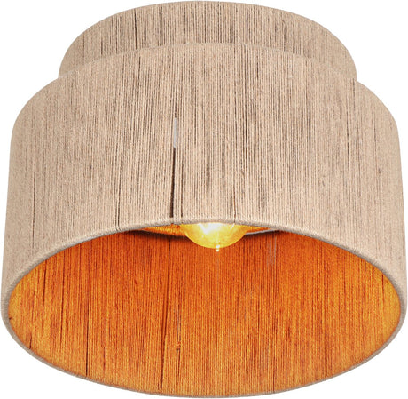 Trio smilla - plafondlamp - beige - excl. 1x e27 4 w - plafondbevestiging