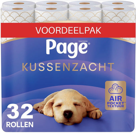 Page® Toilettenpapier – kissenweiches Toilettenpapier – 32 Rollen – ultimativer Komfort – Vorteilspackung