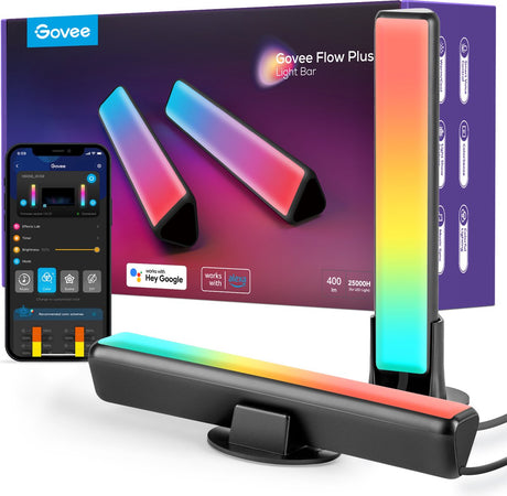 Govee Smart Light Bars rgbicww – TV-Beleuchtung 45 Zoll