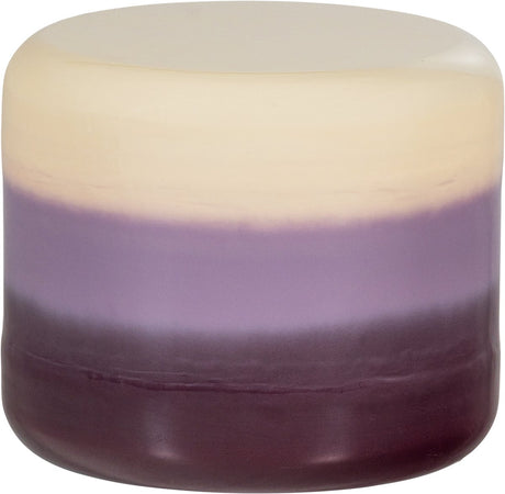 Woood voro bijzettafel - metaal - hoogglans multi color - 40x48x48