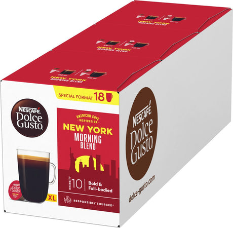 Nescafé Dolce Gusto Kapseln New York Morning Blend – 54 Kaffeetassen für 54 Tassen Kaffee