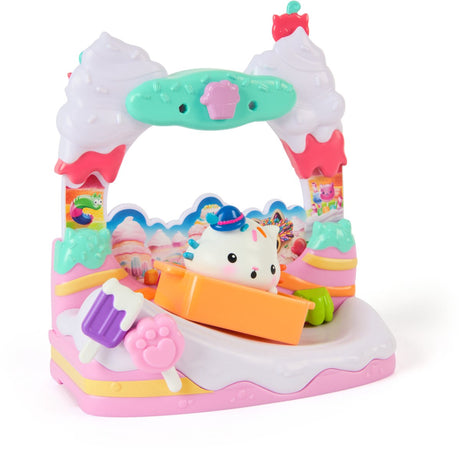 Gabbys Puppenhaus, Gabbys Puppenhaus, der Film – süßer Balkon der Kuchenkatze mit Spielfigurenzubehör