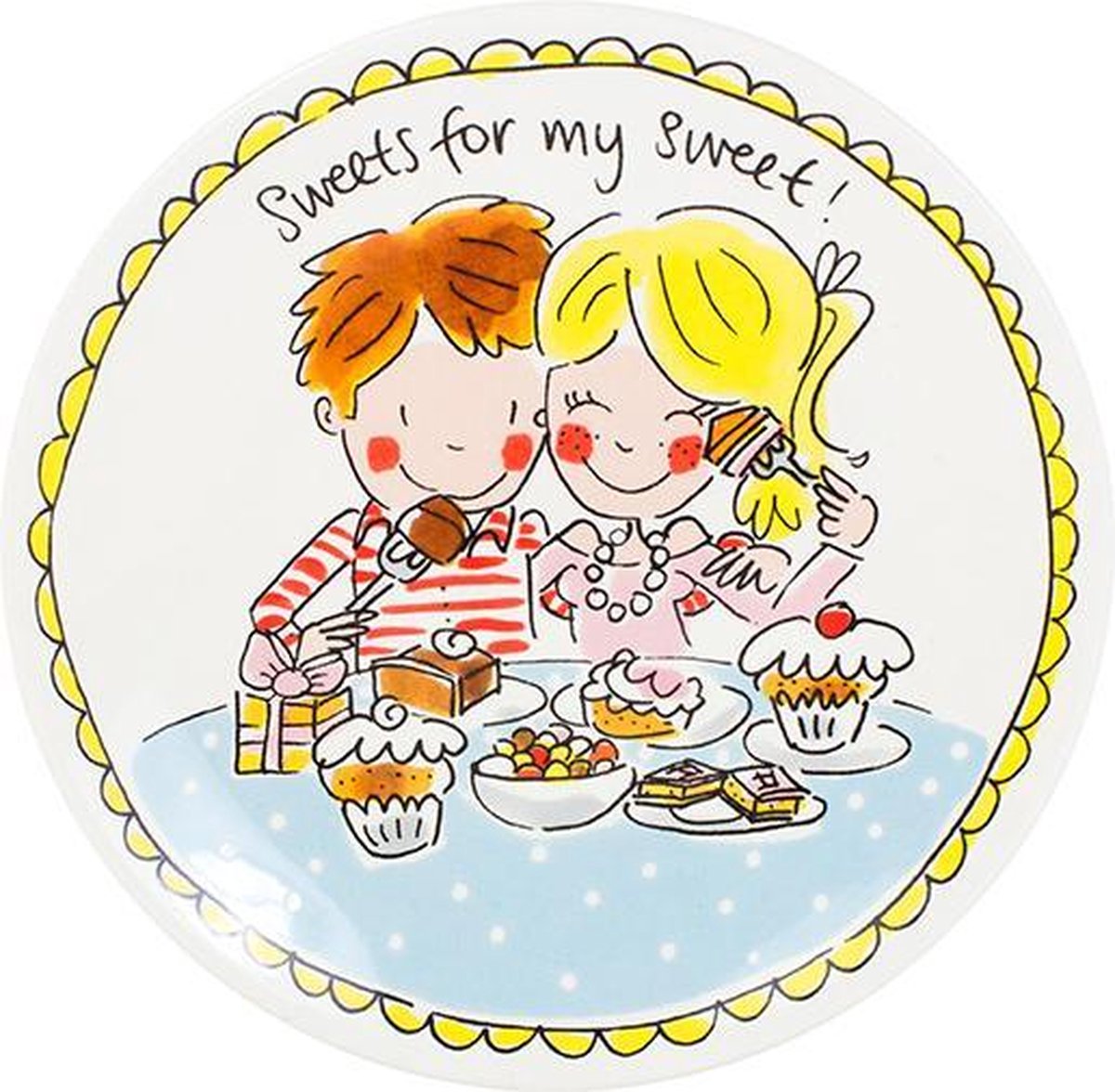 Blond amsterdam eb bord 18 cm love
