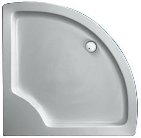 Plieger luxury douchebak - acryl - kwartrond - 90 cm x 90 cm x 18.5 cm - wit - 20 jaar - garantie