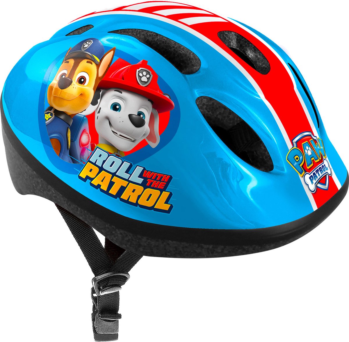 Nickelodeon Paw Patrol Bicycle Helm Einstellbare blaue rote Größe 50-56 cm (en)