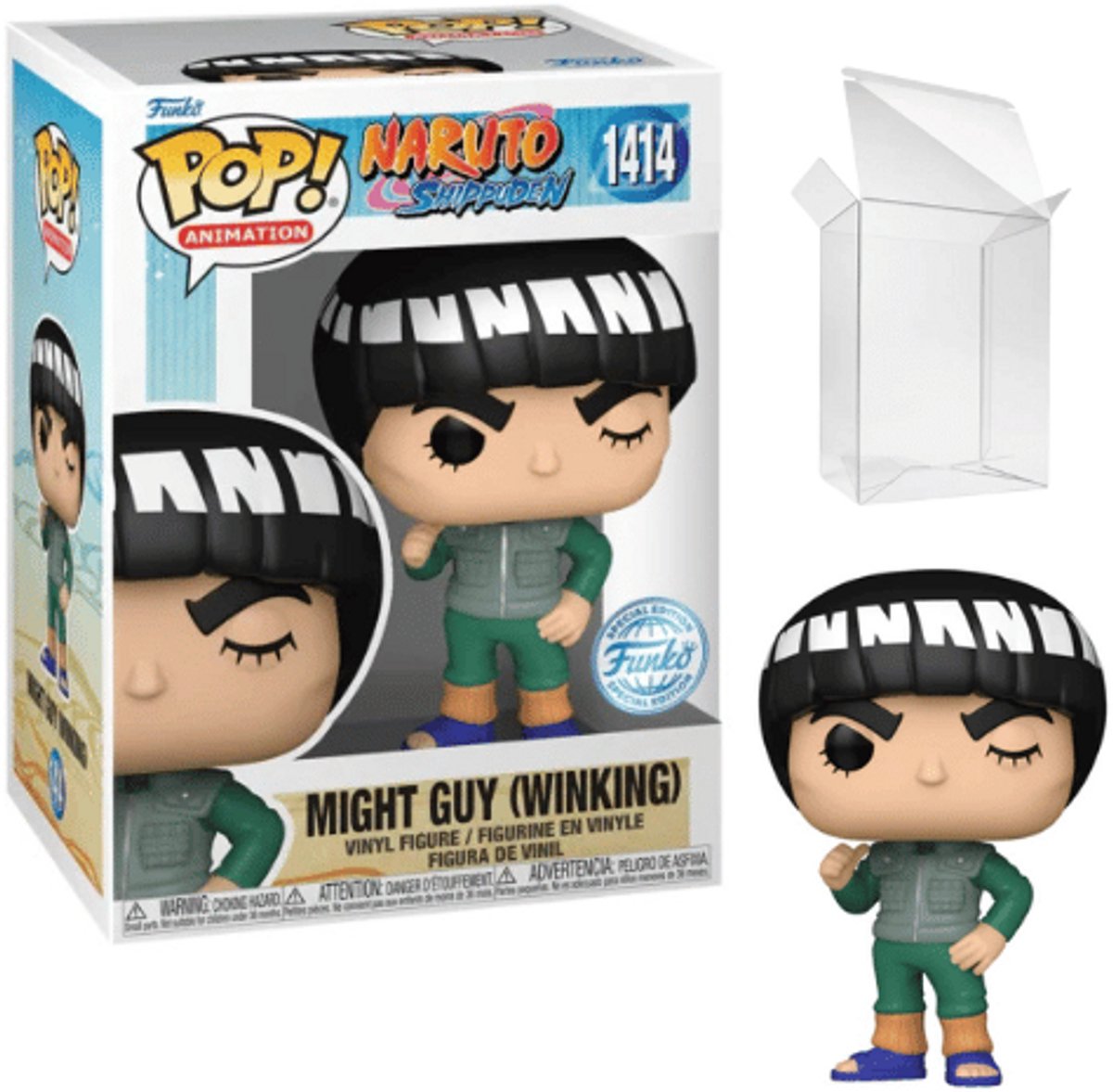 Funko-Pop-Animation: Naruto Shippuden – Might Guy (zwinkert) Pop #1414