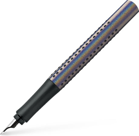 Faber-Castell Füllfederhalter – Grip Glam – F – Silber – FC-140843